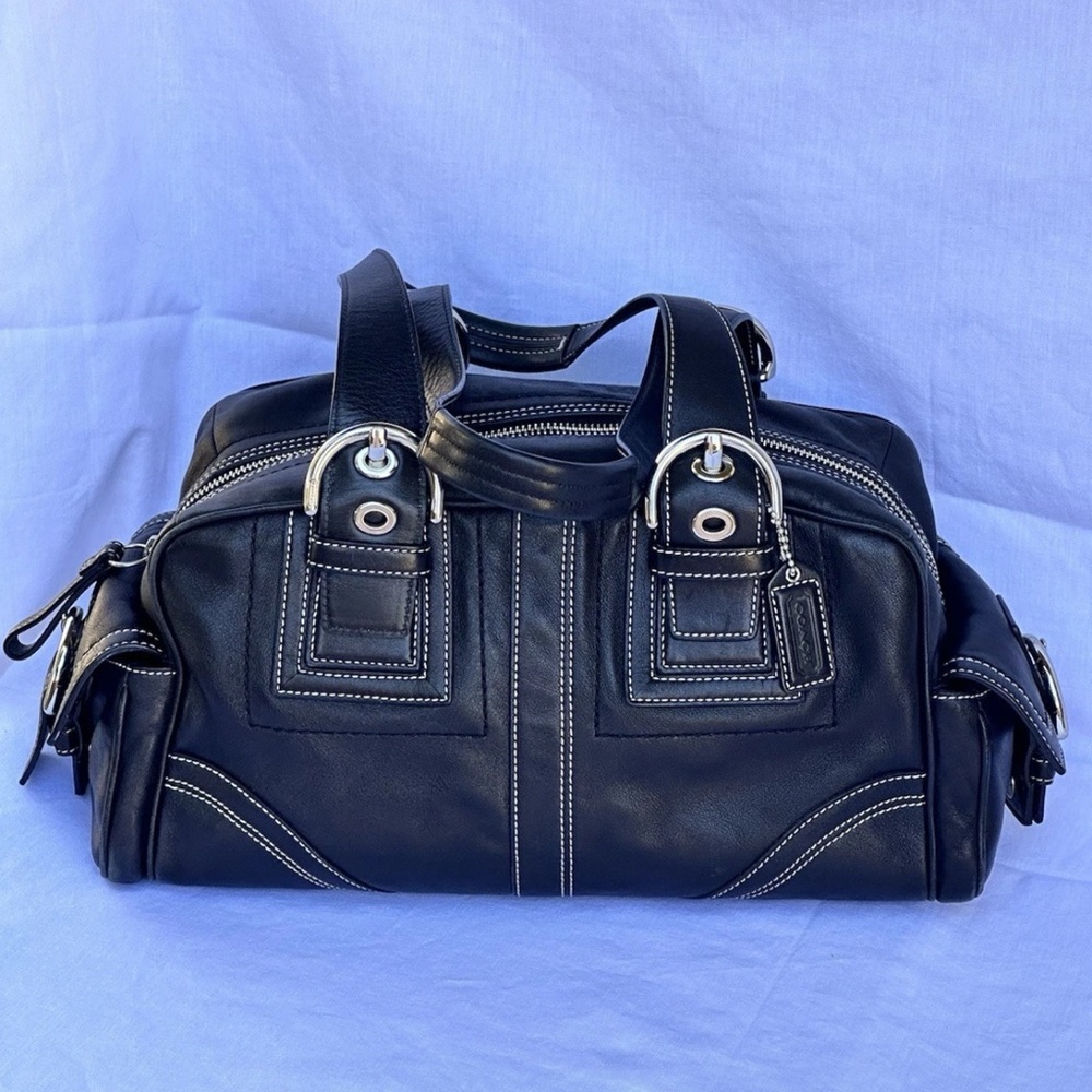 Coach Legacy Leather Slim Tote Black 10036 – Classic Design - Picture 2 of 8